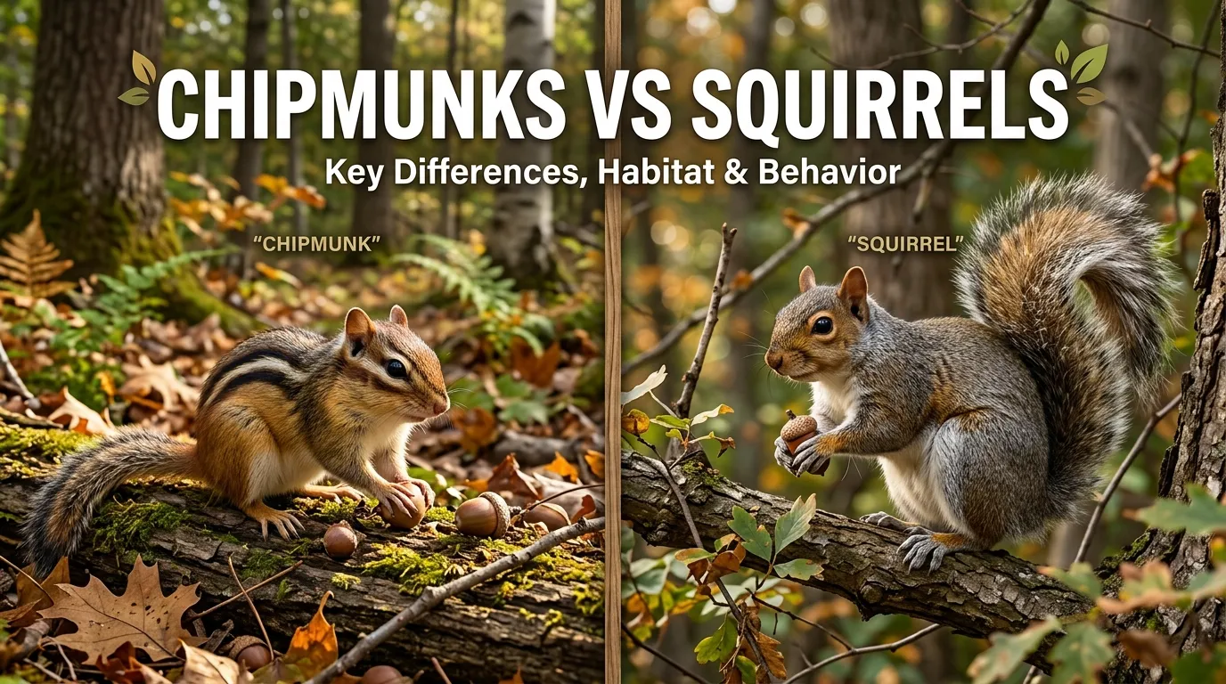 Chipmunks vs Squirrels
