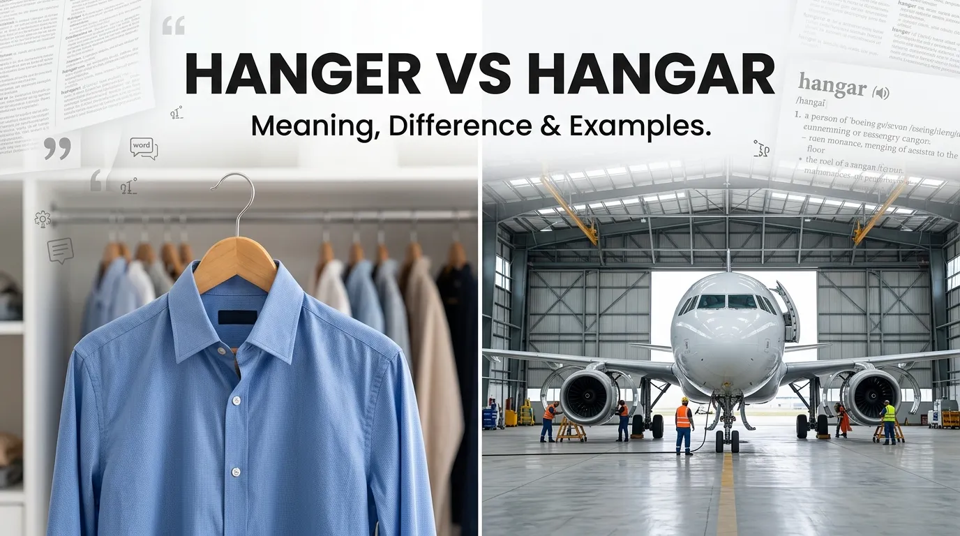 Hanger vs Hangar