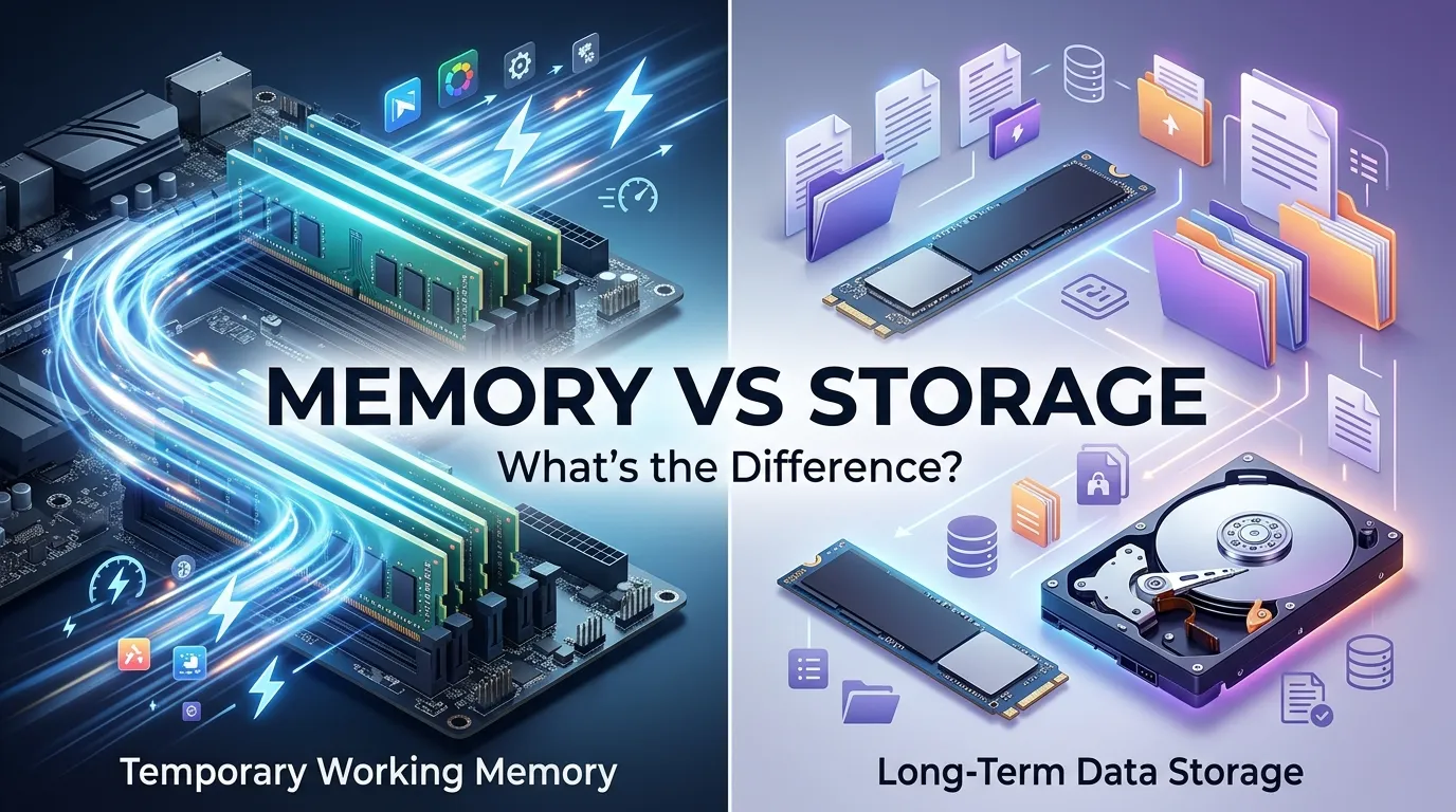 Memory vs Storage