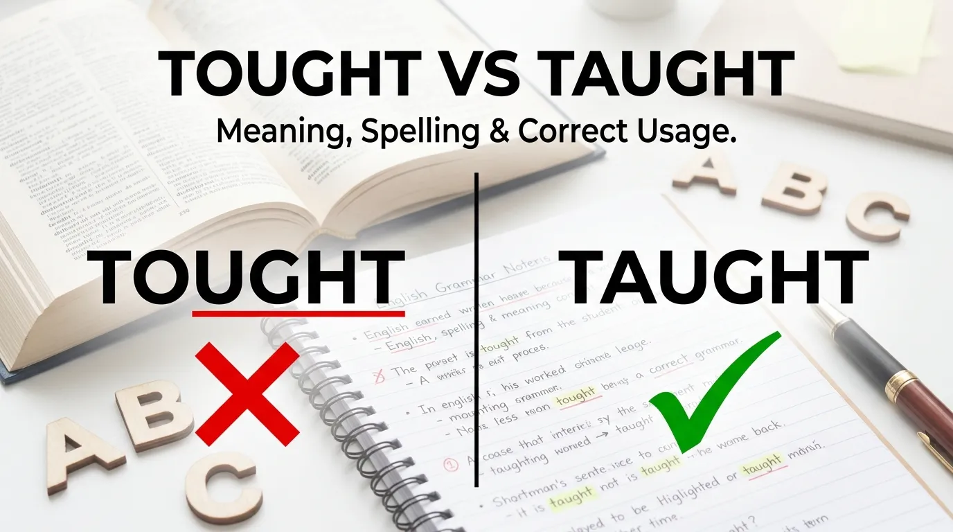 Tought vs Taught