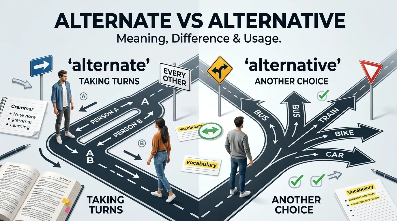 Alternate vs Alternative