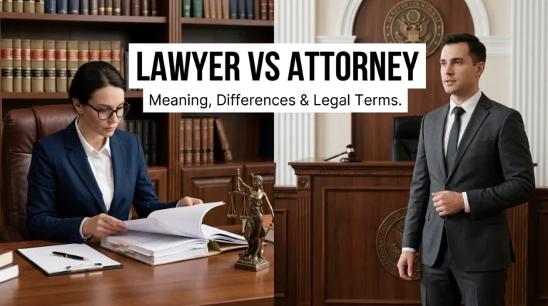 Lawyer vs Attorney
