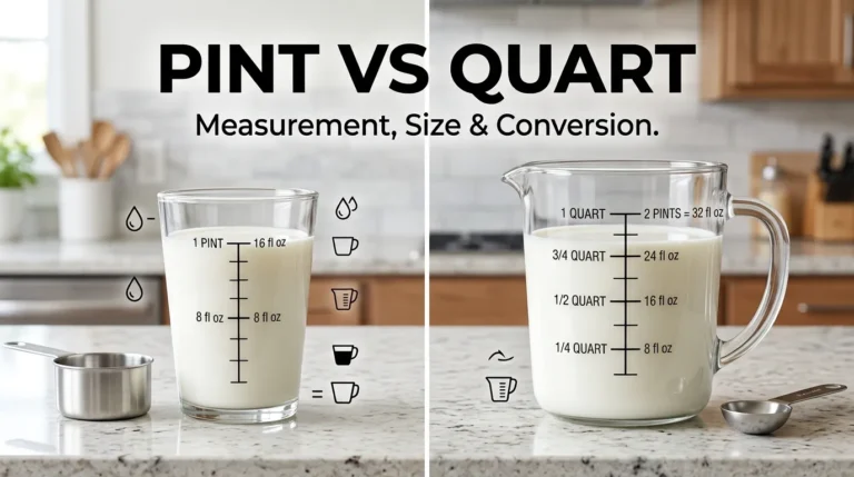 Pint vs Quart