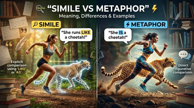 Simile vs Metaphor
